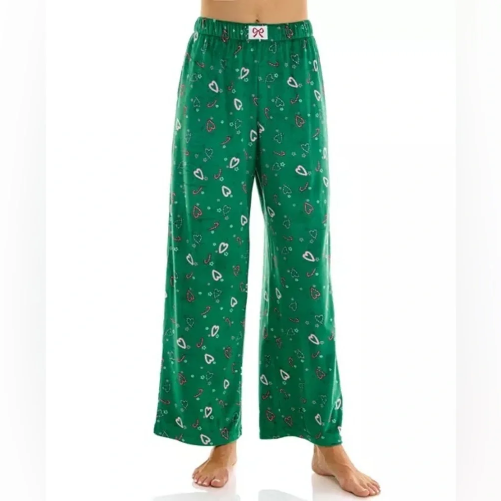Roudelain Women's Velour Open Leg Pull-On Pajama Pants